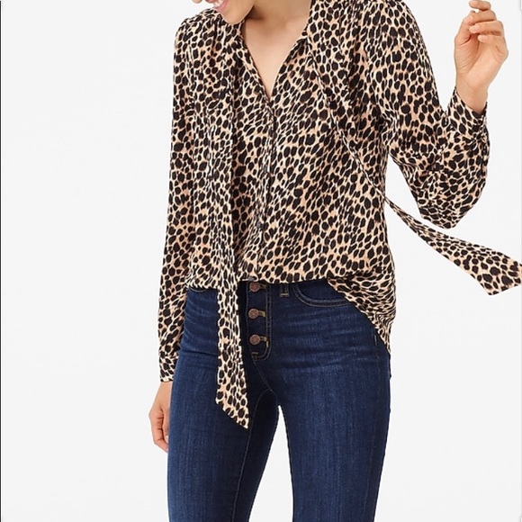 J. Crew Factory Tops - NWT JCrew Factory leopard top